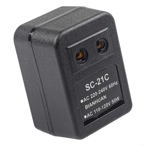 TDCuizent Step Down Transformer Travel Adapter 220V To 110V Voltage Converter 50W Single Phase Vertical AC Power Supply Lightweight Moisture-Proof Oil Immersion Cooling Portable — view 3