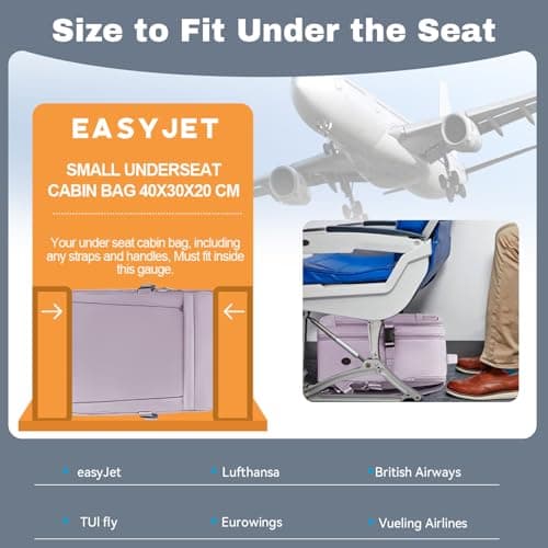 Xkdoai for Ryanair Cabin Bags 40x30x20 24L Underseat Backpack Hand Luggage — view 2