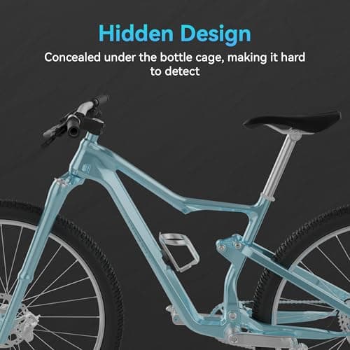 EFEALL AirTag Bike Mount Under Water Bottle Holder with Anti-Theft Screw — view 3