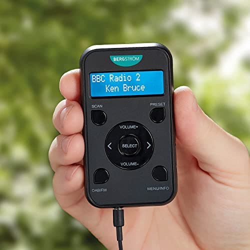 Coopers of Stortford - Portable DAB Radio with FM Tuner and Headphones - Pocket Size Design with Rechargeable Battery - USB Charging Lead Included — view 2