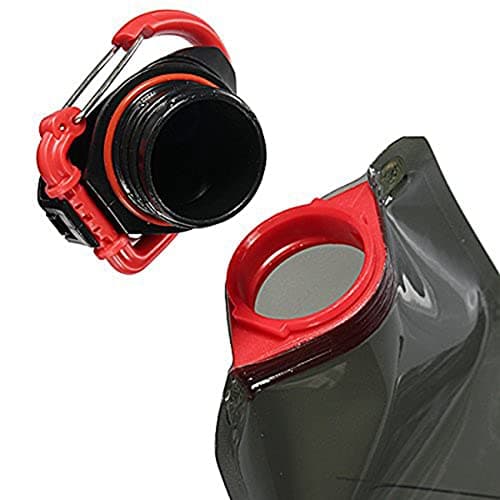 Rdjumpdjo 4Pc 700 ML Foldable Reusable Water Bag Drink Bottle Free Bicycle Bottle Black — view 4