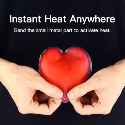 NWK Pack of 12 Reusable Instant Hand Warmer Gel Click Heat Packs — view 3