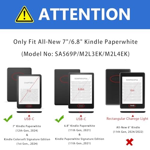 MMK Kindle Paperwhite Case 7"/6.8"(12th/11th Generation-2024/2021) — view 2