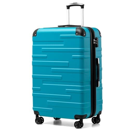 COOLIFE Large Suitcase 28 inch, 93L Expandable, mit TSA Lock, ABS Hardshell