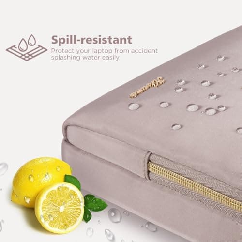 KIZUNA Laptop Bag 15.6 Inch Computer Shoulder Case Sleeve Briefcase For MacBook Air 15 M2/MacBook Pro 16 M3-M1/16 Lenovo Legion Slim 5i Gen 8/Legion Pro 5/Slim 3i/Gaming 3i/IdeaPad 3i/HP,Khaki — view 5