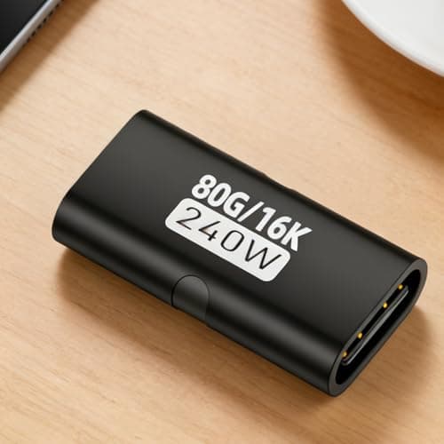 USB C Coupler 240w Extender Connector — view 3