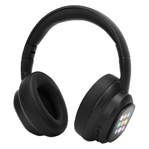 Omquot Noise Cancelling Bluetooth 6.0 Headphones with Built-in Flashlight for Office Use — view 4