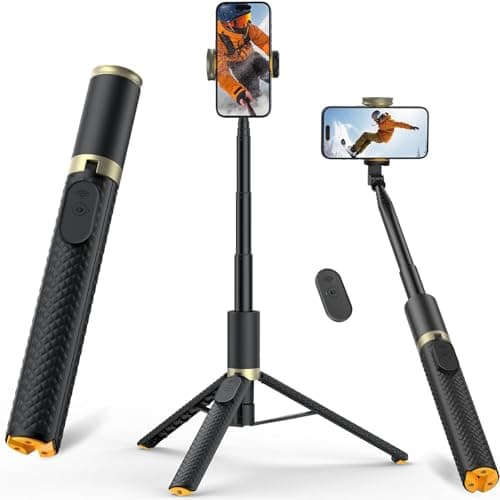 Vimose 62" Phone Tripod Stand, All in 1 Selfie Stick with Remote