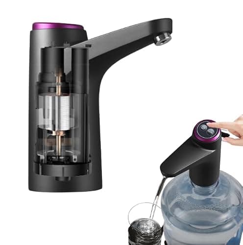 Electric Water Dispenser Pump Tap - USB Charging, Automatic, Portable, Safe ABS Plastic & Food Grade Silicone - Universal Bottle Fit - Camping and Travel - Fits most bottles — view 6