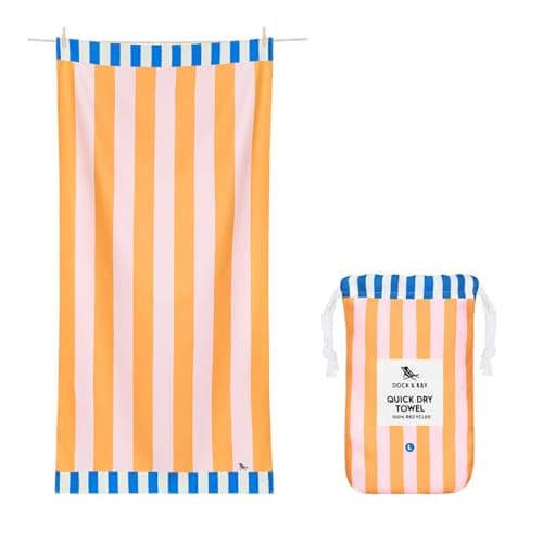 Dock & Bay Quick Dry Beach Towel - Mellow Yellow, Large