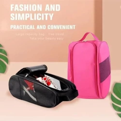 Upgrade Golf Shoe Bag, Football Boot Bag, for Walking, Travel, Gym, Storage — view 4