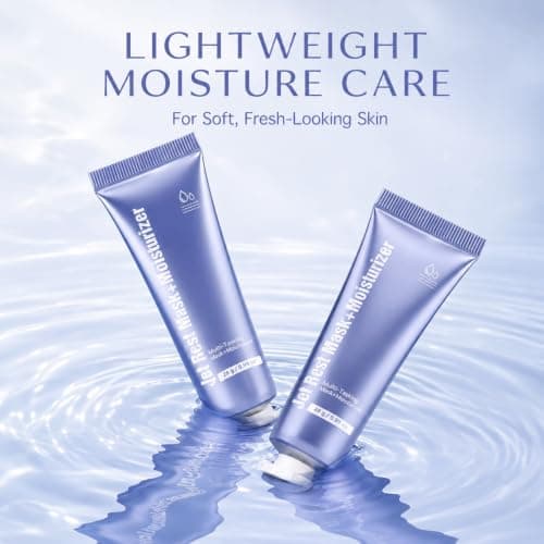 Hydrating Face Moisturizer and Overnight Sleeping Mask, Lightweight 2 in 1 Night Face Mask Cream, Moisture Care for Soft Fresh-Looking Skin, Travel Size Skincare, 28g — view 3