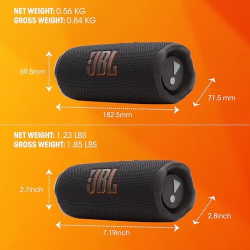 JBL Flip 7, Wireless Portable Bluetooth Speaker, Waterproof, Purple — view 5