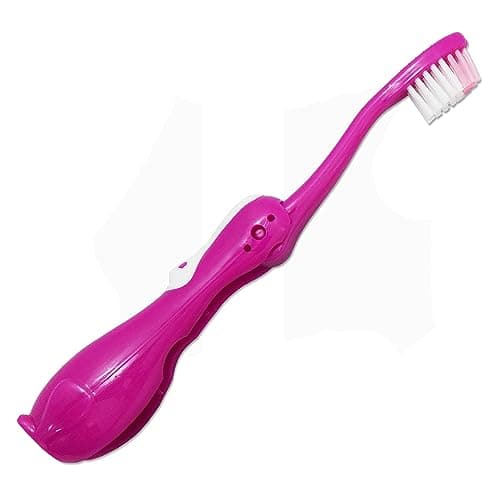 4 Childrens Toothbrushes ~ Kids Manual Folding Brushes (Rabbit Travel) — view 4