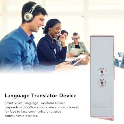 Naroote Language Translator Device with 74 Languages (Rose Gold) — view 2