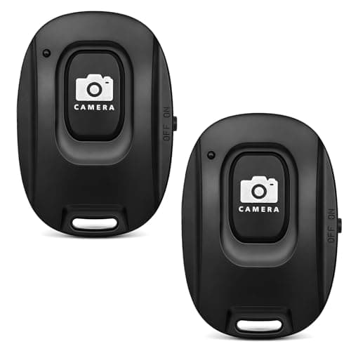2 Pack Bluetooth Camera Remote Shutter Selfie Stick Shutter, Bluetooth 5.2