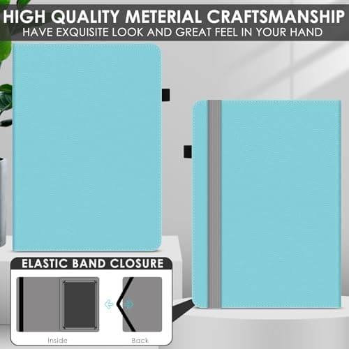 KATUMO Folio Leather Universal 10-10.5 inch Tablet Case, Sky Blue — view 5