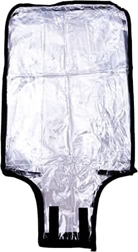 Clear PVC Protective Luggage Cover - Protect Your Suitcase from scrapes and bashes When Travelling (for suitcases up to 20 Inches)
