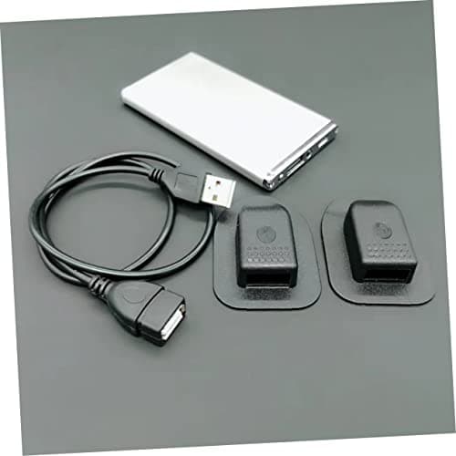 jojofuny USB Charging Cable for Backpack External Port Black Plastic — view 2