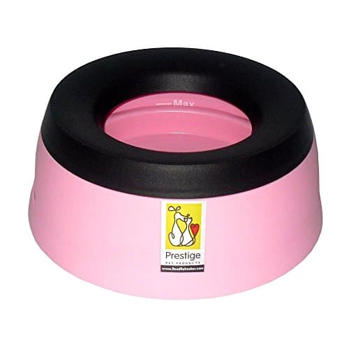 (Road Refresher) Non-Spill Travel Water Bowl Small (Cream) — view 4