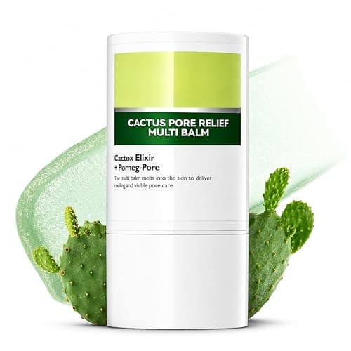 Cactox Pore Relief Multi Balm Stick Cooling & De-Puffing Face Balm Stick