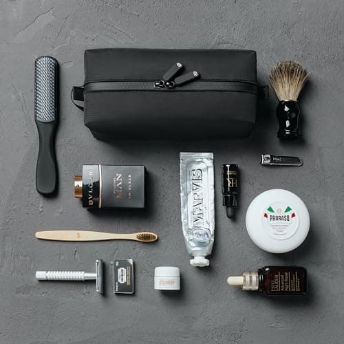 Comfyable Lightweight Toiletry Bag for Men and Women, Water-Resistant Shaving Bag, Large Capacity Dopp Kit — view 6