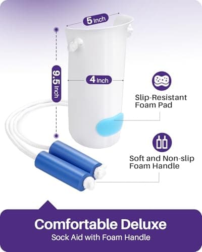 Kekoy Sock Aids for Putting Socks On and Off for Men and Women — view 2