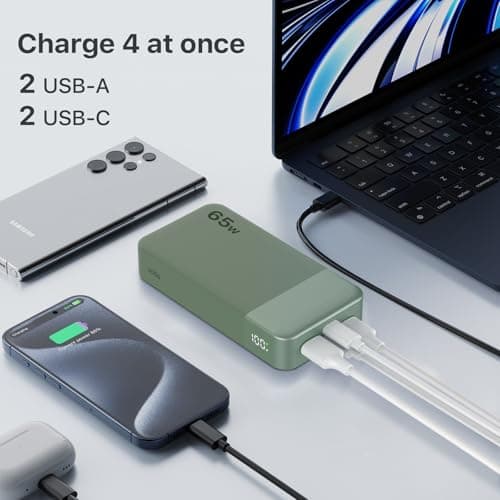NOBIS Portable Charger 20000mAh 65W Power Bank Fast Charging — view 4