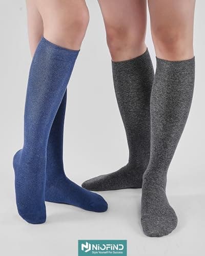 Niofind Compression Socks for Women & Men, 15–20mmHg, Knee High — view 2