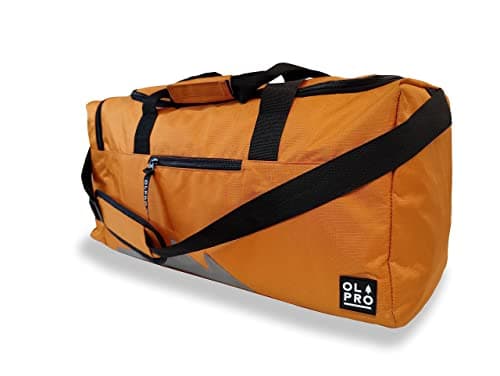 OLPRO 40L Holdall Bag – Waterproof Travel & Gym Duffel with Padded Strap, Hard Base & Multiple Pockets – Weekend, Sports & Day Trip Bag for Sports, Gym, Yoga, Swim Black — view 4