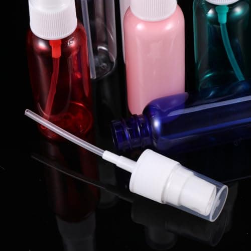 DIYEAH 7 Pack 30ml White Plastic Spray Bottles for Travel Use — view 4