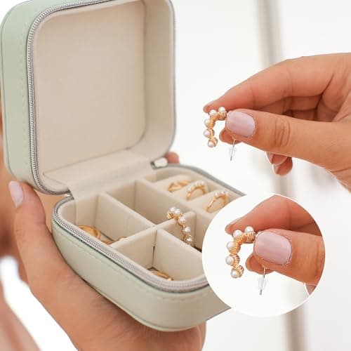 600Pcs Silicone Earring Backs, 6 Styles Soft Clear Earring Backs for Studs Hooks Heavy Earrings Hypoallergenic Secure Fit Rubber for Droopy Ears and Daily Use — view 5