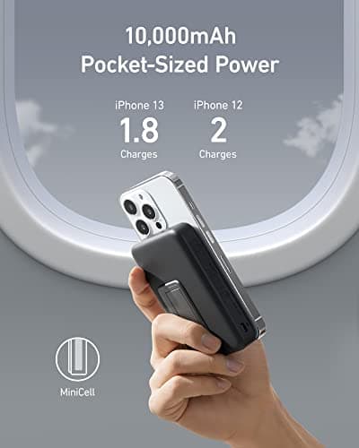 Anker 633 Magnetic Power Bank with Stand, 10,000mAh Portable Charger — view 4