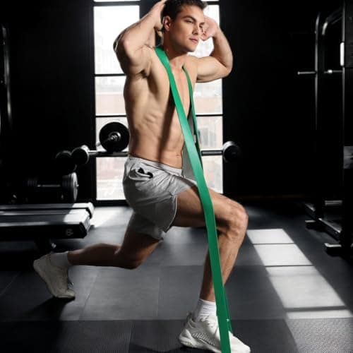 IQOZEE Green Pull Up Band - Assist Chin-Ups & Strength Training (22-57 kg) — view 5
