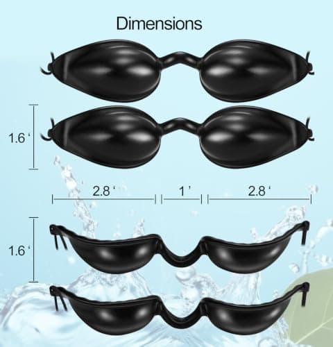 Cosycare HydraSleep 3D Moisture-Lock Sleep Mask (2-Pack) - CPAP Compatible Eye Shield for Dry Eyes Relief, 100% Blackout Nighttime Eye Cover for Air Leaks, Drafts, and Sleep Comfort — view 4