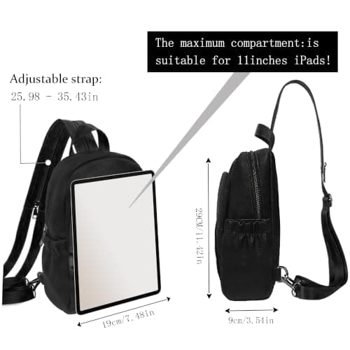 ECOTISH Women's Backpack, Anti Theft Rucksack, Travel Shoulder Bag, Small Sling Bag Casual Daypacks School Bag for Girls Ladies Mini Fashion Crossbody Bag for College Work — view 3
