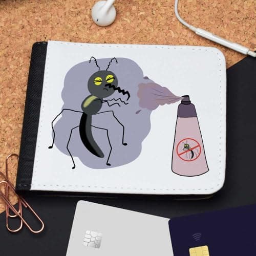 Azeeda 'Bug with Spray' Slim Wallet/Cardholder (WL00029677) — view 3