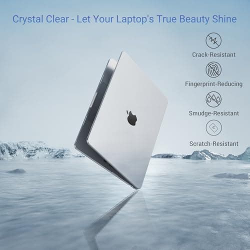 MOSISO Compatible with MacBook Neo Case 13 inch 2026, Crystal Clear — view 6
