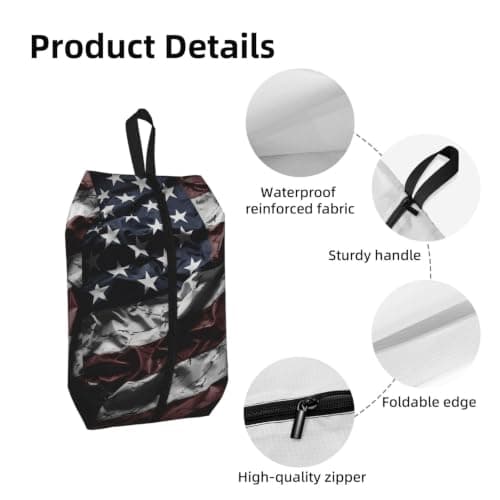 Shoe Bags For Travel Large Waterproof Travel Shoe Bag With Handle, 1 PC — view 4