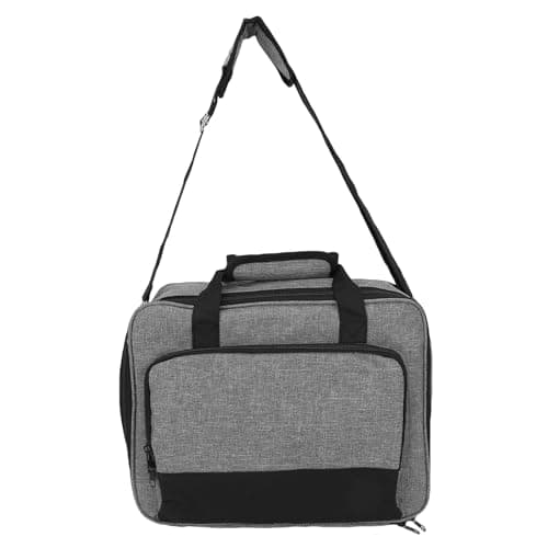 SENECESLI Adjustable Shoulder Strap Projector Bag Securely Holds Projector and Accessories, Spacious Space for AV Cables, 16.0x5.7x11.5in — view 6