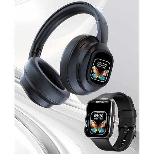 Vvikizy AI Smart Headphones with Detachable Screen Noise Cancelling and Translation Function for Travel and Daily Use Comfortable Design — view 5