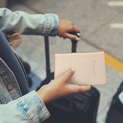 YUEYIXII Passport Cover - PU Leather Passport Holder — view 2