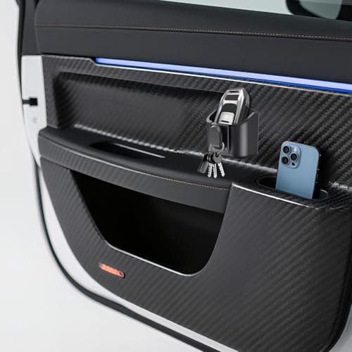 Car Side Pocket Organizer – Handy Caar Piocket Pouch Cell Phone Holder | Seat Mesh Hanging Bag | Drink Holders Storage Pockets Suitable For Dailly Driving, Road Trips, Family Cars & Organized Travel — view 4