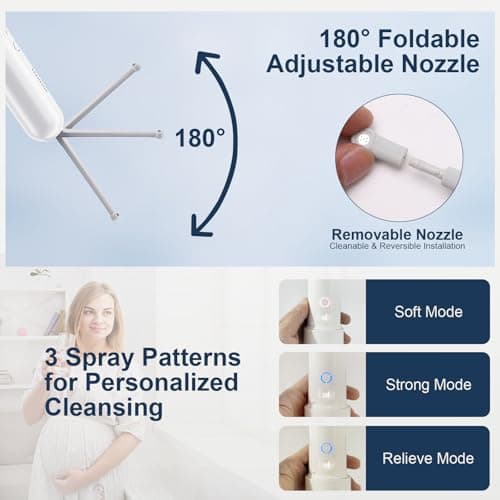 400ml Portable Electric Travel Bidet, USB-C IPX7 Personal Care — view 6