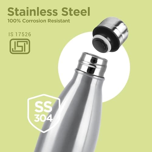 Milton 750 ml Insulated Flask, Leakproof Stainless Steel Water Bottle — view 3