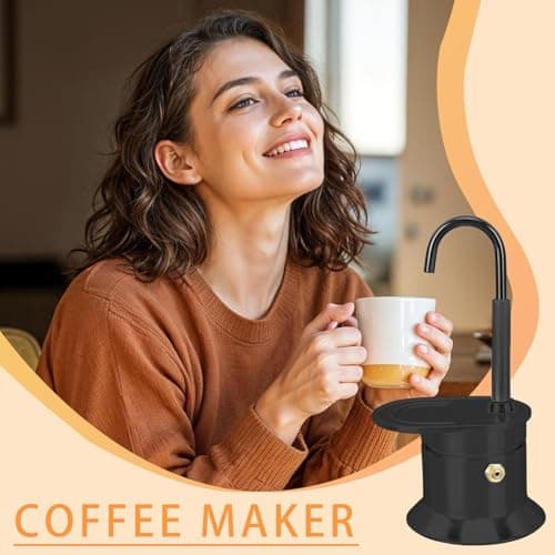 Tktouci Drip Coffee Maker Aluminum Tube Food-Grade Compact Pot — view 3
