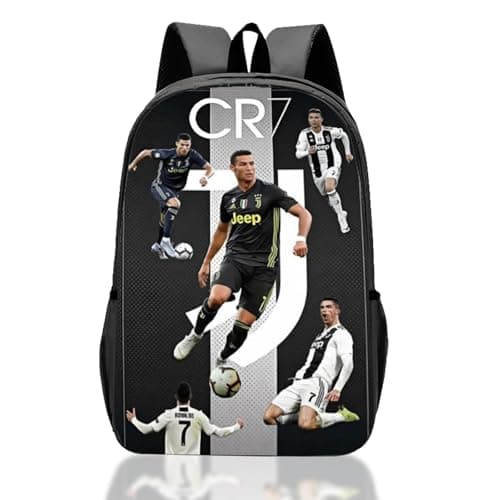 yumcute Football9 Backpack Kindergarten Girls Boys, Kids Football Star School Bag for Aged 3-12 Years, Children Rucksack, Boys Girls Casual Travel Bag36cm x 24cm x 11cm Toddler Schoolbag for Kids