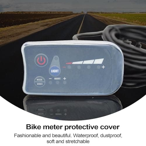 E-Bike Display Protector – Silicone Waterproof Guard, Transparent Monitor Cover | Shockproof Speedometer Screen Shield, Lightweight Dashboard Accessory, Flexible Cycling Device Case for Commuting — view 3
