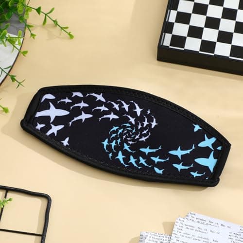 Toddmomy Neoprene Diving Mask Strap Cover, Double Layer Scuba Hair Protecto, Adjustable Snorkel Mask Strap Wrapper for Women Men, Comfortable Anti-Tangle Water Sports Swimming Wrap — view 5
