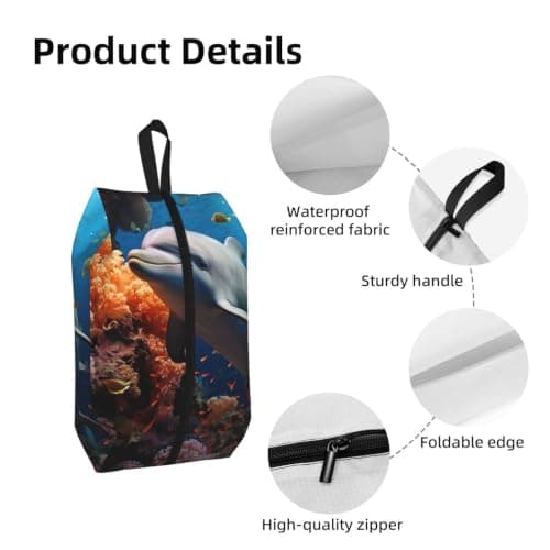 Shoe Bags For Travel Large Waterproof Travel Shoe Bag With Handle, 2pcs — view 4
